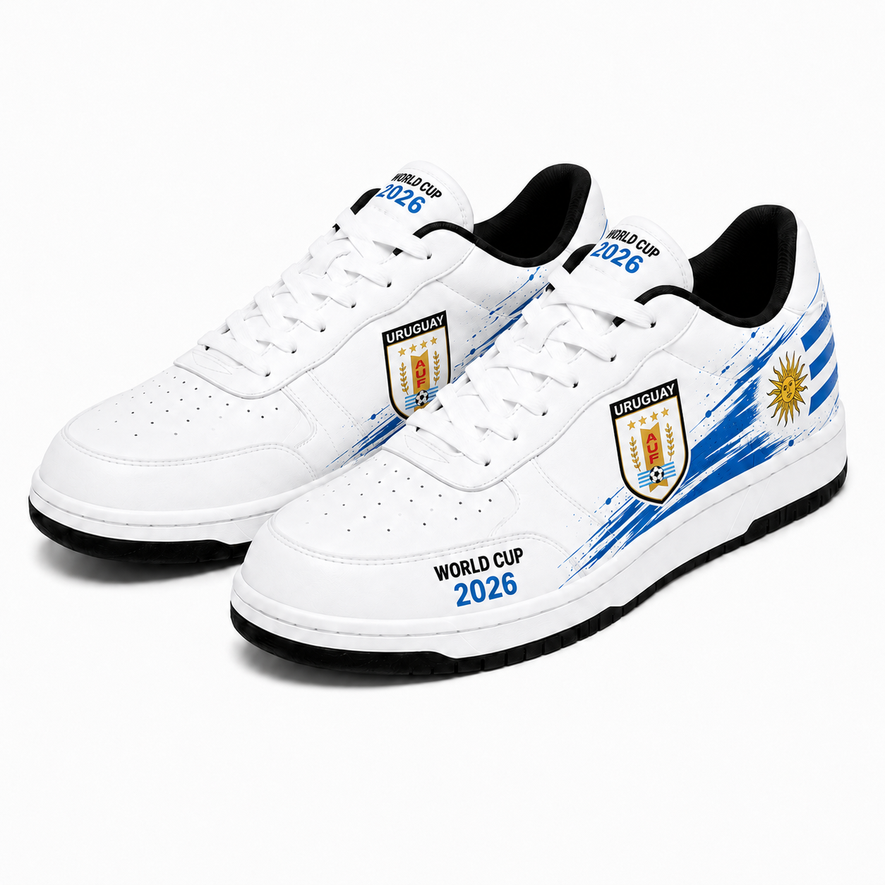 World Cup 2026 Uruguay Football Fan Printed Shoes