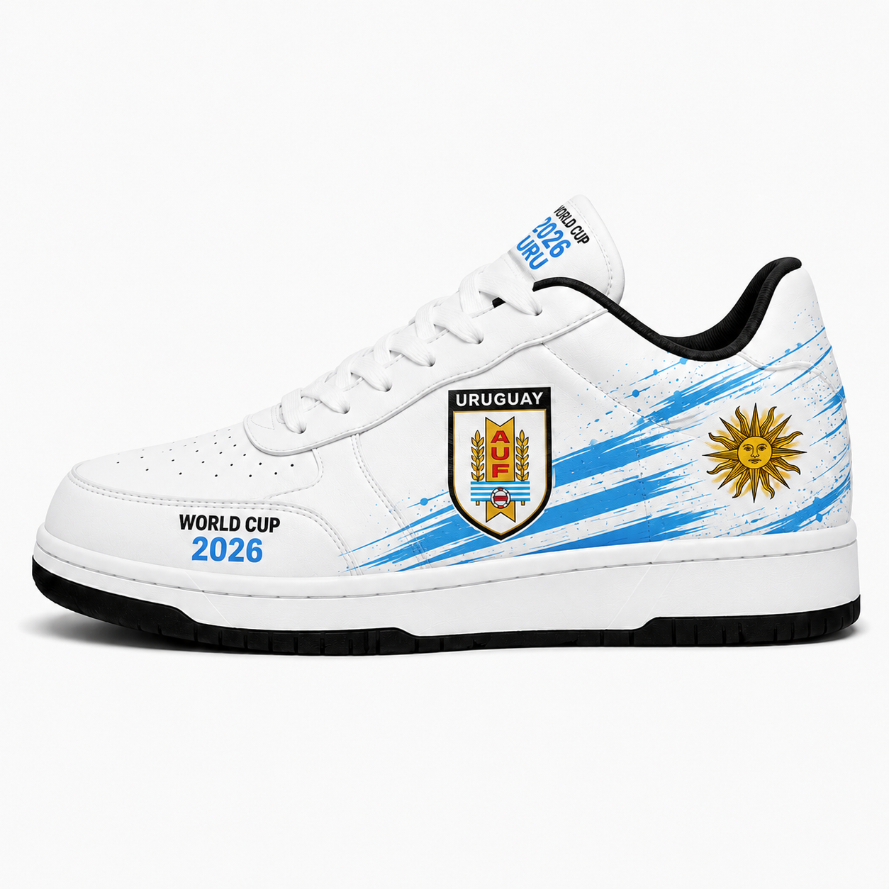 World Cup 2026 Uruguay Football Fan Printed Shoes