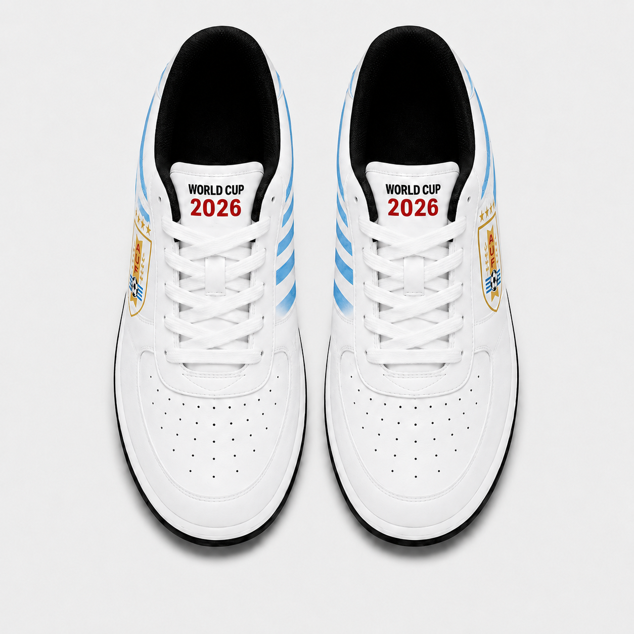 World Cup 2026 Uruguay Football Fan Printed Shoes