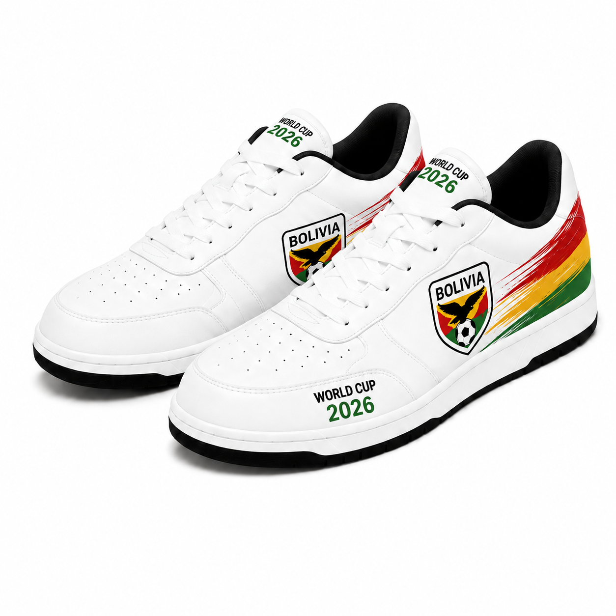 World Cup 2026 Bolivia Football Fan Printed Shoes