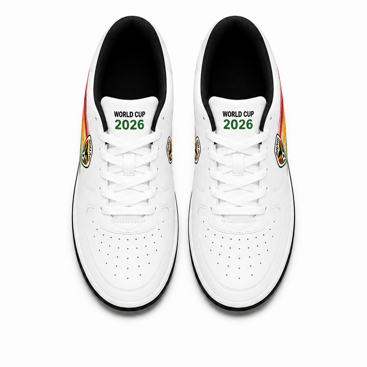 World Cup 2026 Bolivia Football Fan Printed Shoes