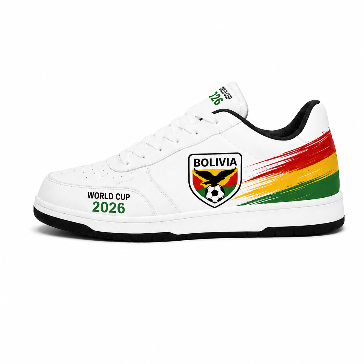 World Cup 2026 Bolivia Football Fan Printed Shoes
