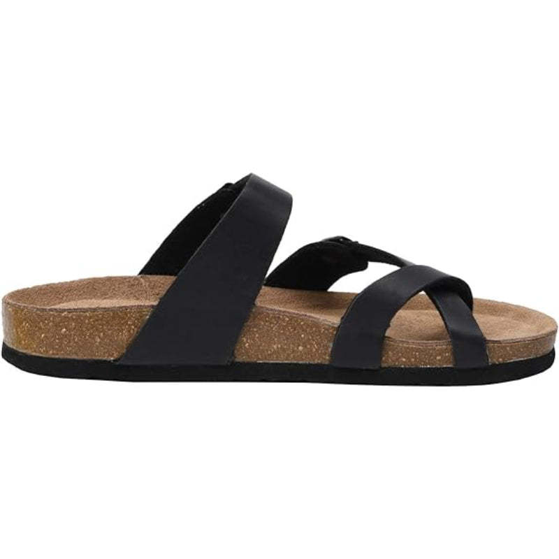 Cork Footbed Comfy Sandals - Comfy Platform Shoes
