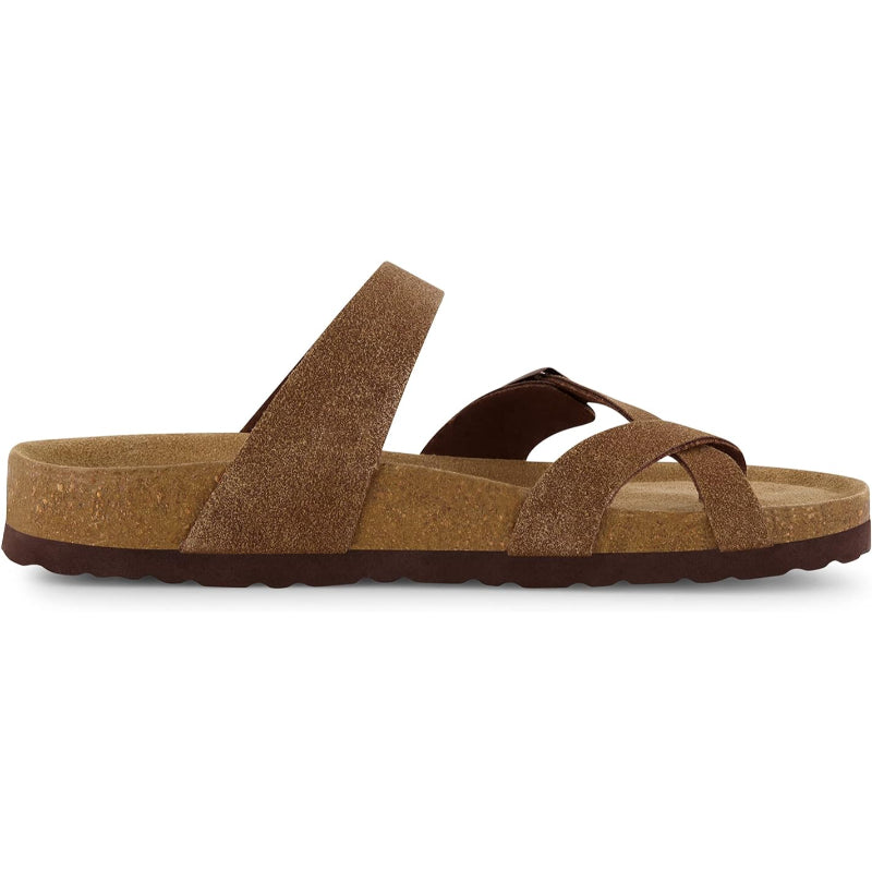 Cork Footbed Comfy Sandals - Comfy Platform Shoes