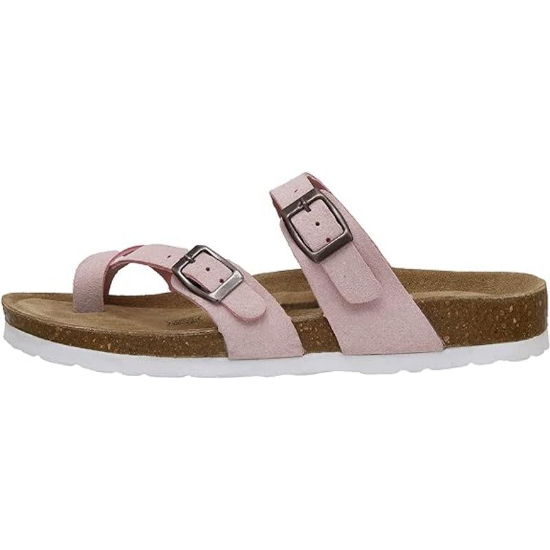 Cork Footbed Comfy Sandals - Comfy Platform Shoes