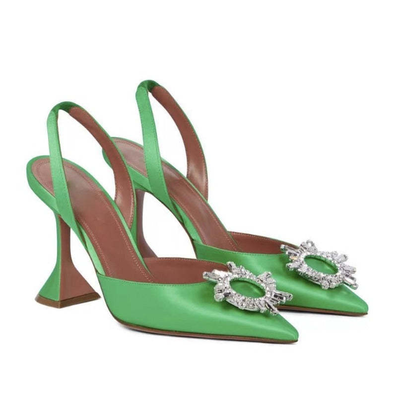 Comfortable Triangle Heeled Sandals - Comfy Platform Shoes