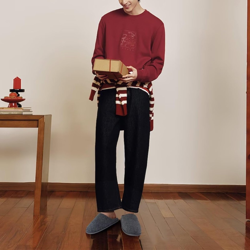 Felt Cozy Memory Scuff Slippers Slip