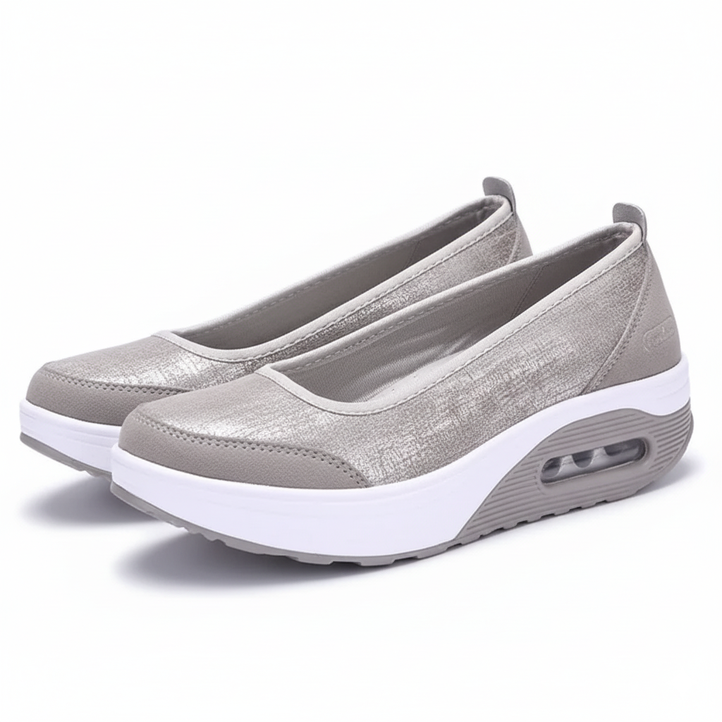 Comfy Slip-On Flat Platform Sandal