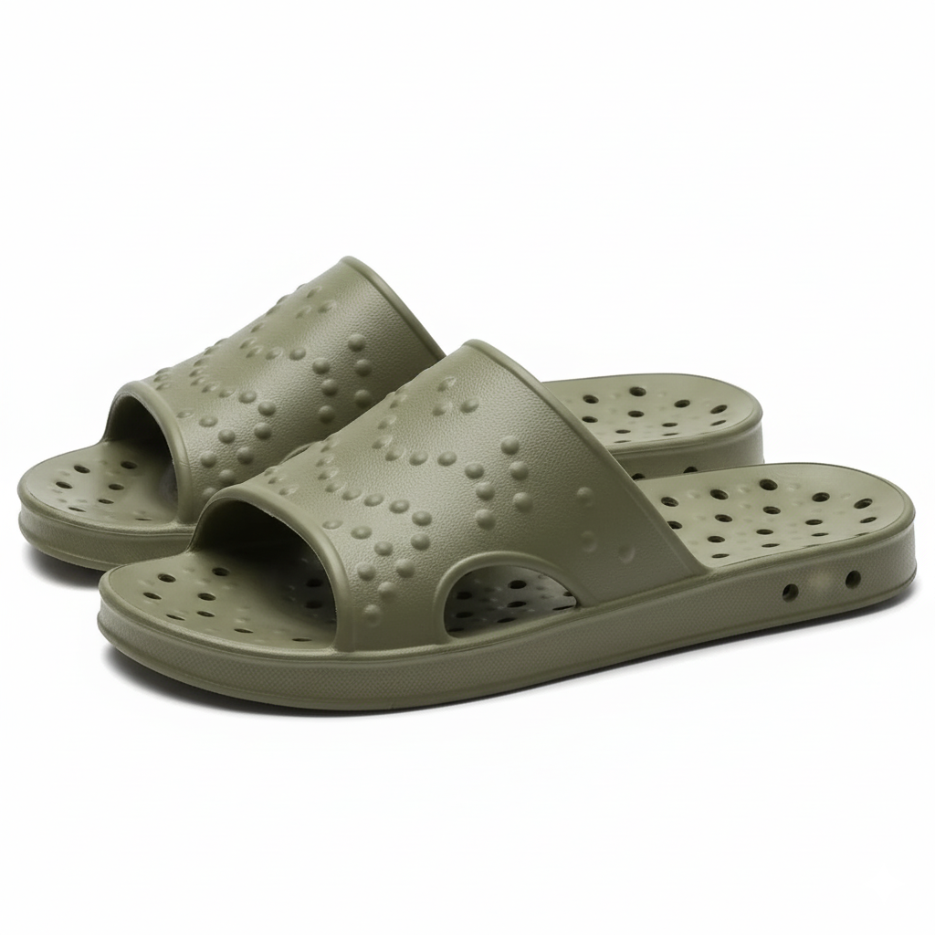 Shower Shoes For Women And Men With Arch Support Quick Drying Pool Slides Lightweight Beach Sandals With Drain Holes