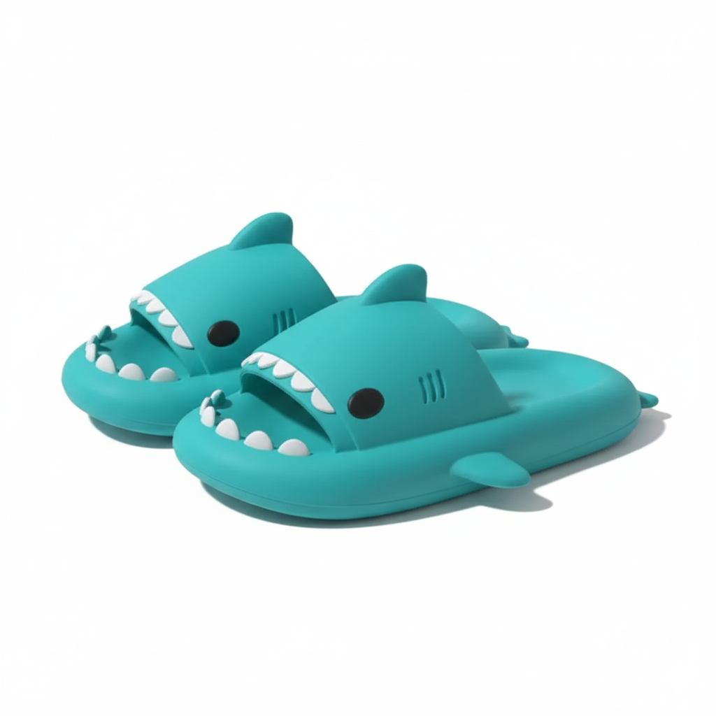 Shark Slip-On Open-Toe Slides