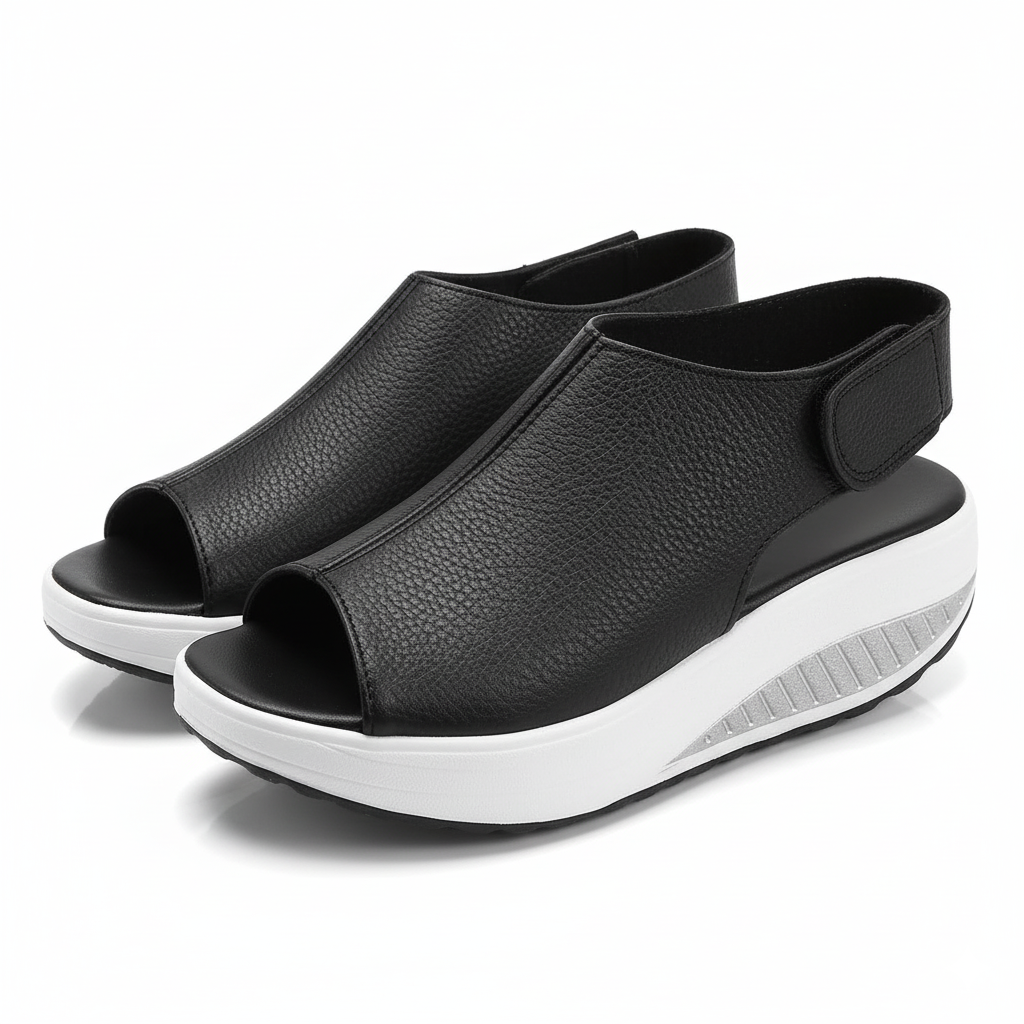 Comfy Slip-On Sandal Platform Shoes