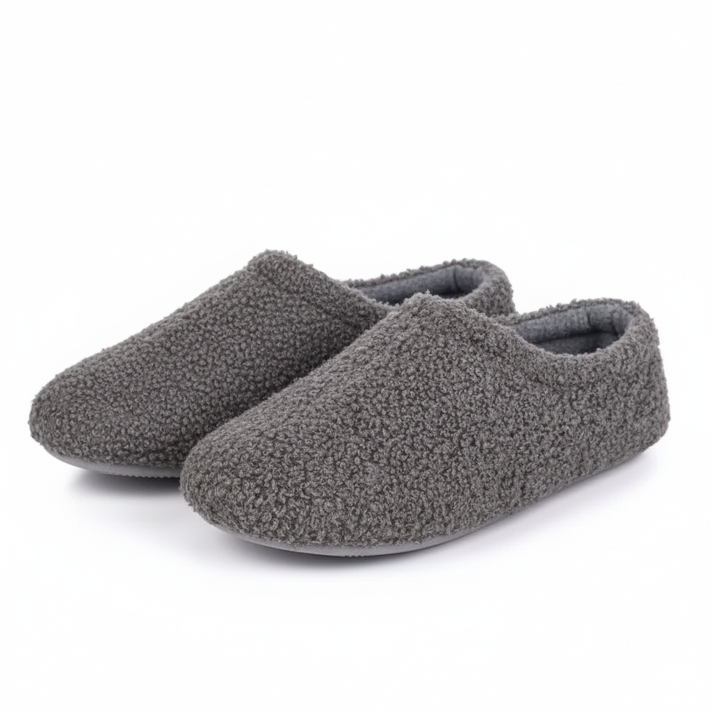 Fuzzy Fur Memory Foam Loafer Slippers