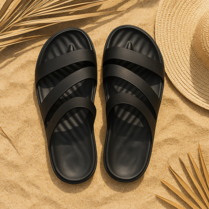 Lightweight Waterproof Strappy Slide Sandals
