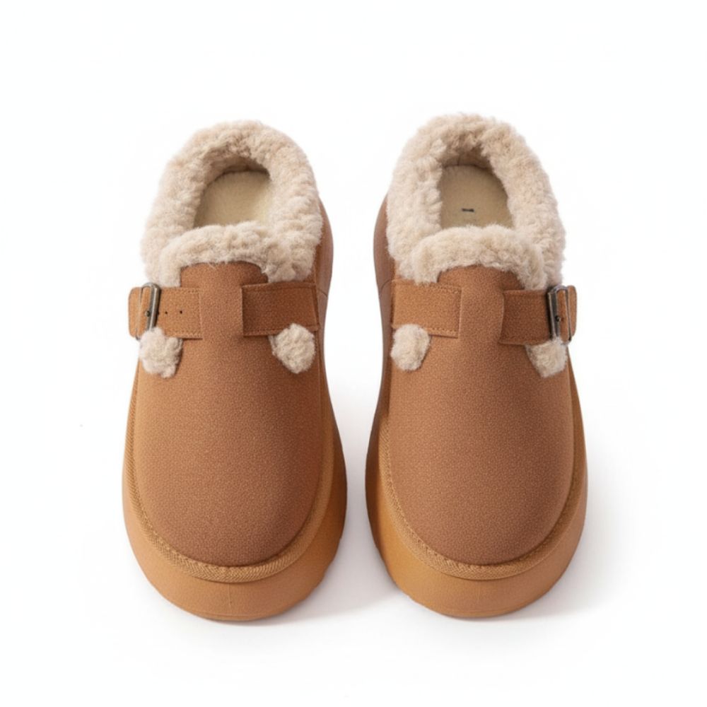 Plush Lined Winter Slippers