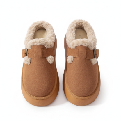 Plush Lined Winter Slippers