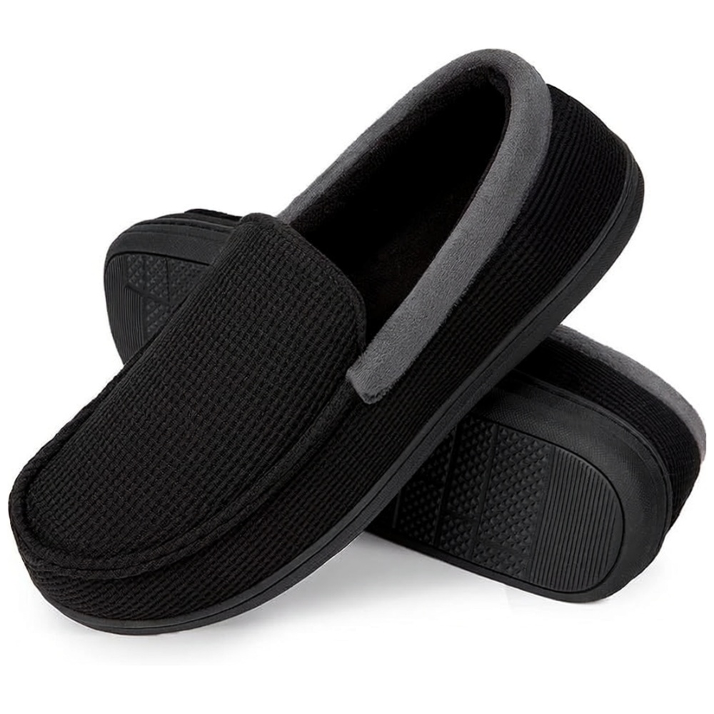 Men Memory Foam Moccasin Slippers