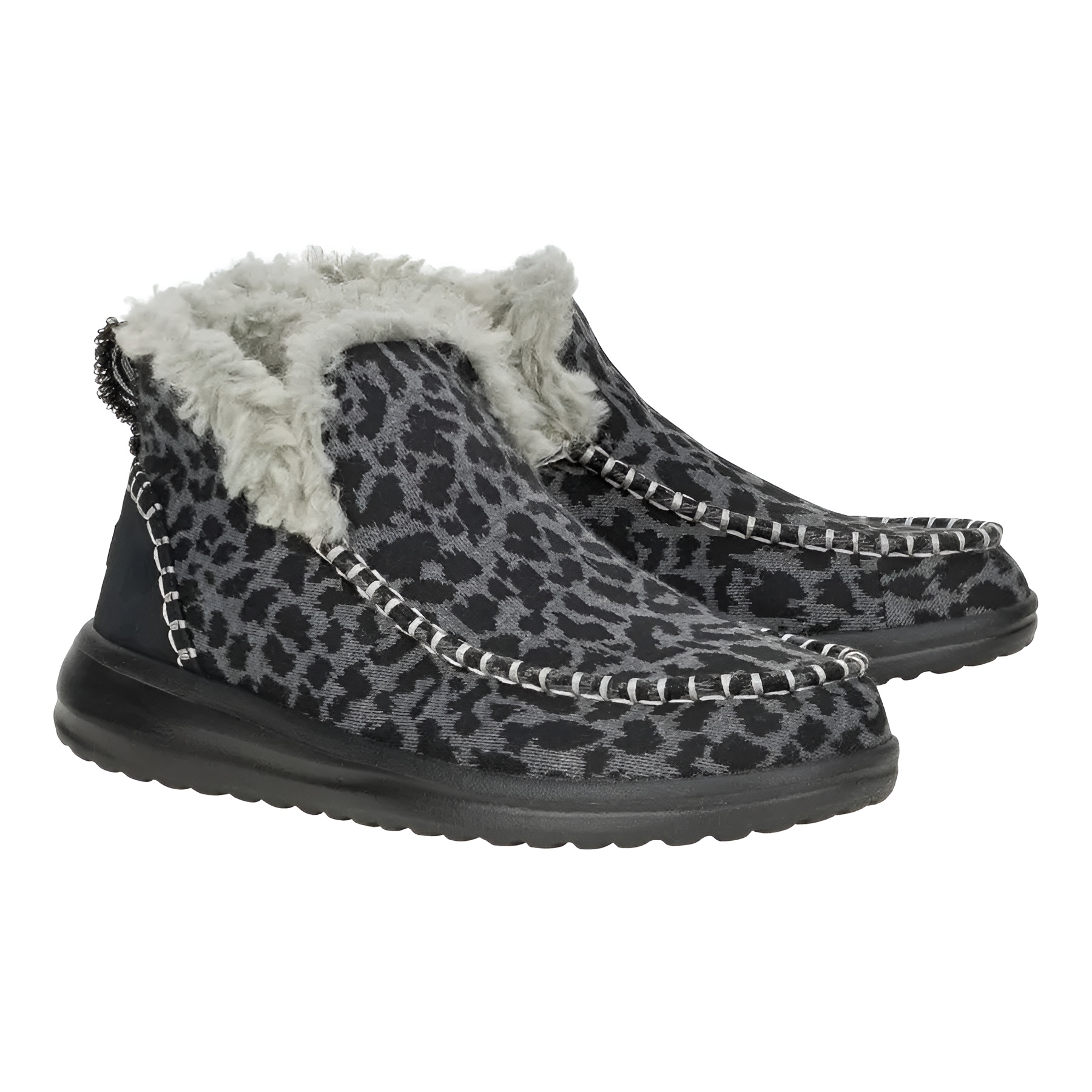 Lightweight Comfortable Boots With Leopard Print For Women