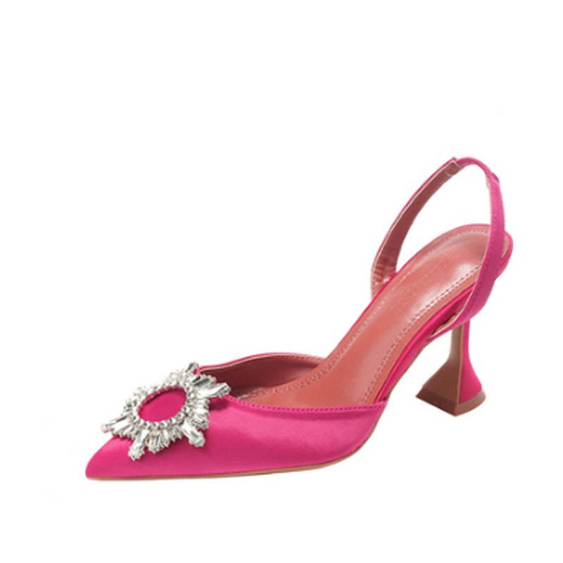 Comfortable Triangle Heeled Sandals - Comfy Platform Shoes