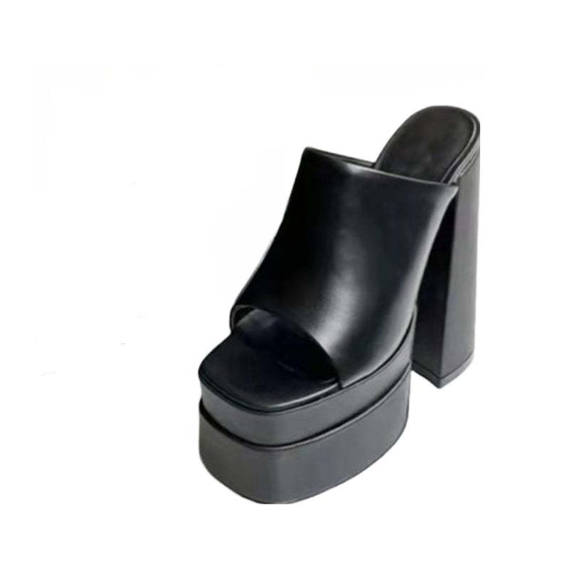 High Heels Party Sandals - Comfy Platform Shoes