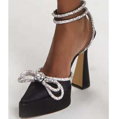 Thick High Heels Sandals - Comfy Platform Shoes