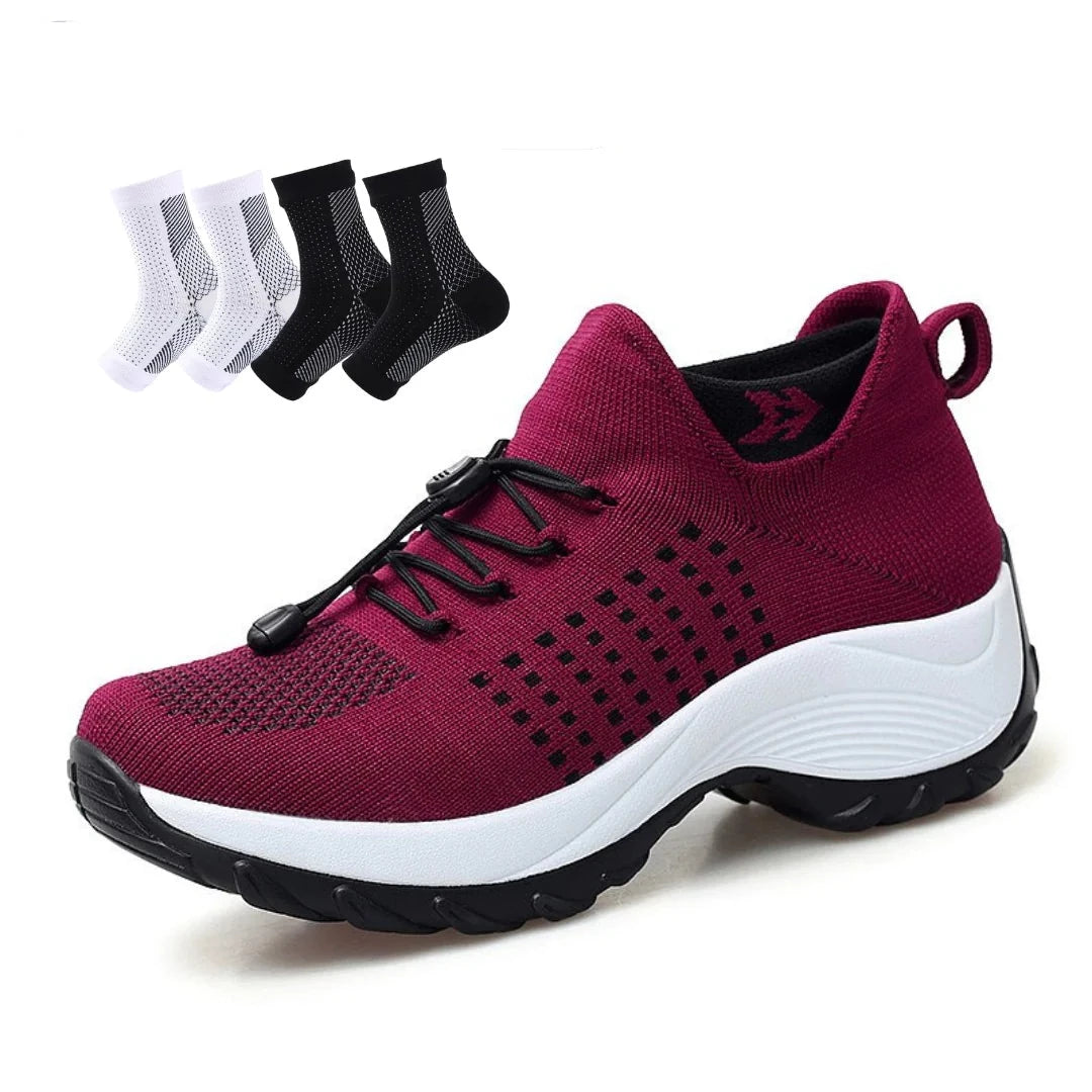 Ortho Stretch Cushion Shoes - Comfy Platform Shoes