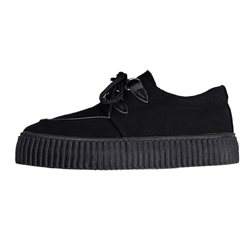 Comfy Lace-Up Platform Shoes - Comfy Platform Shoes