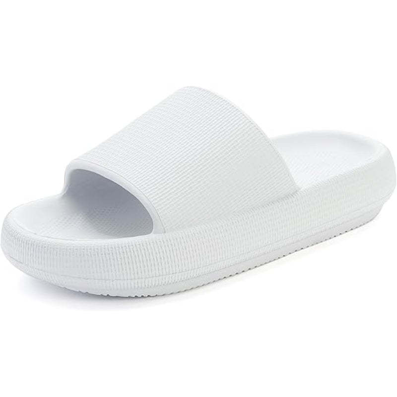 Streamlined Comfort Pillow Slides - Comfy Platform Shoes