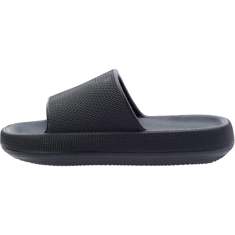 Streamlined Comfort Pillow Slides - Comfy Platform Shoes