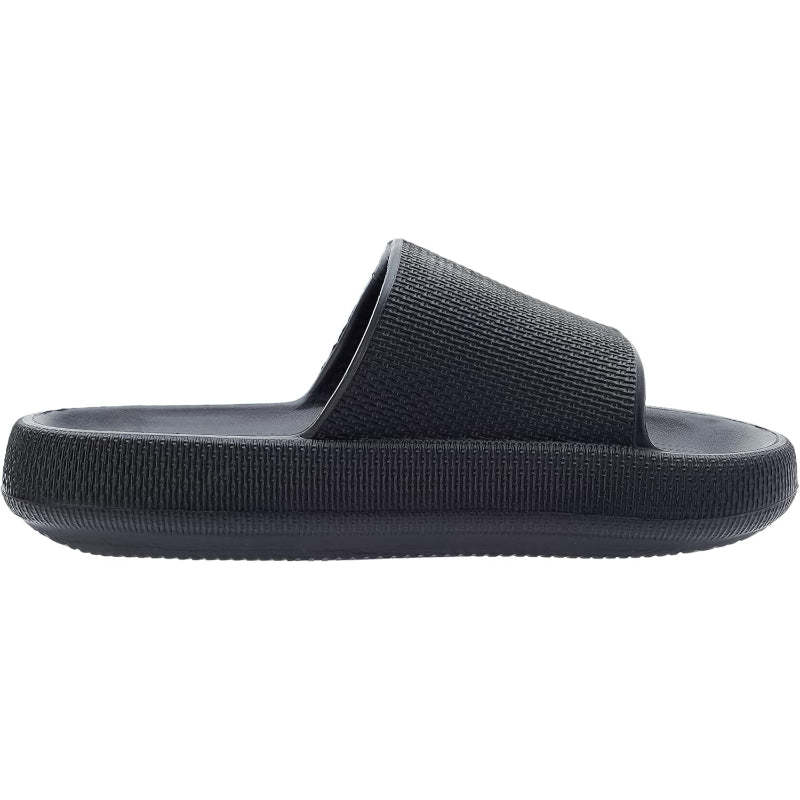 Streamlined Comfort Pillow Slides - Comfy Platform Shoes