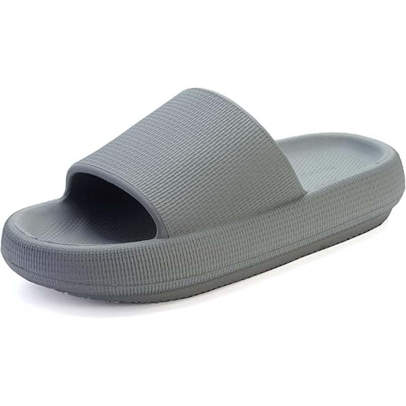 Streamlined Comfort Pillow Slides - Comfy Platform Shoes