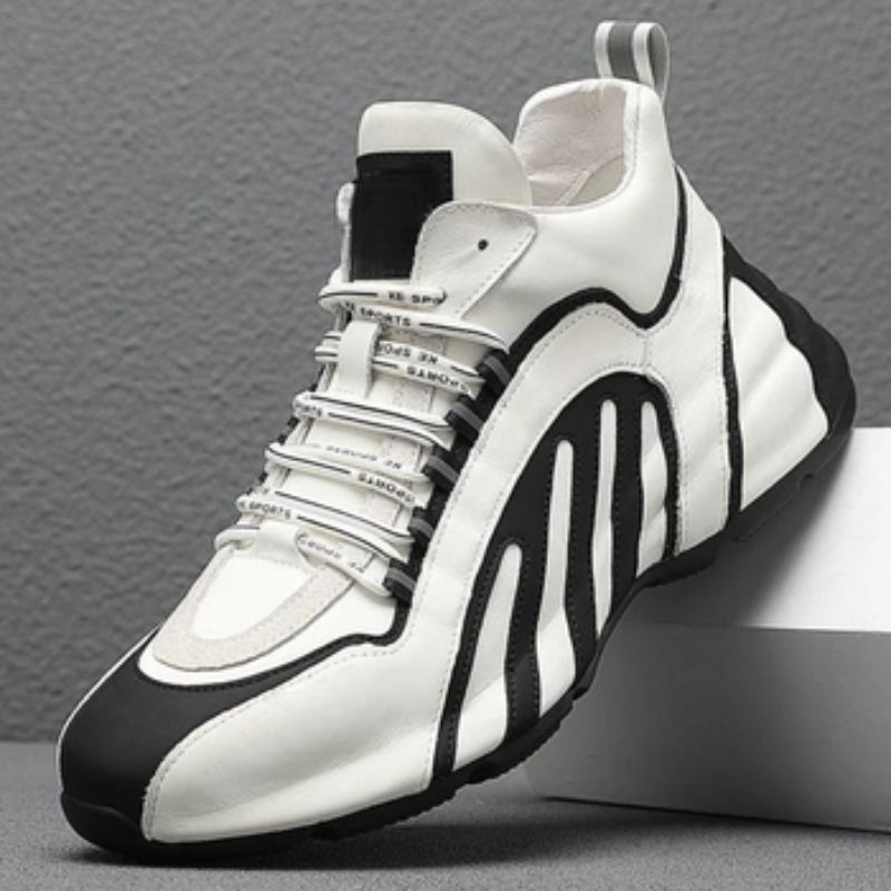 Sleek Air Cushioned Athletic Sneakers - Comfy Platform Shoes