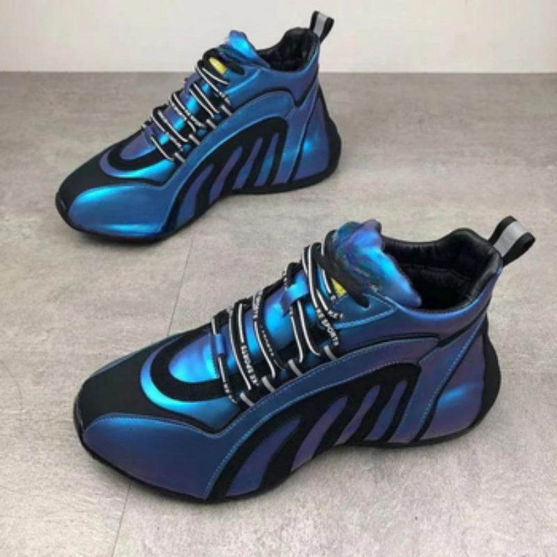 Sleek Air Cushioned Athletic Sneakers - Comfy Platform Shoes