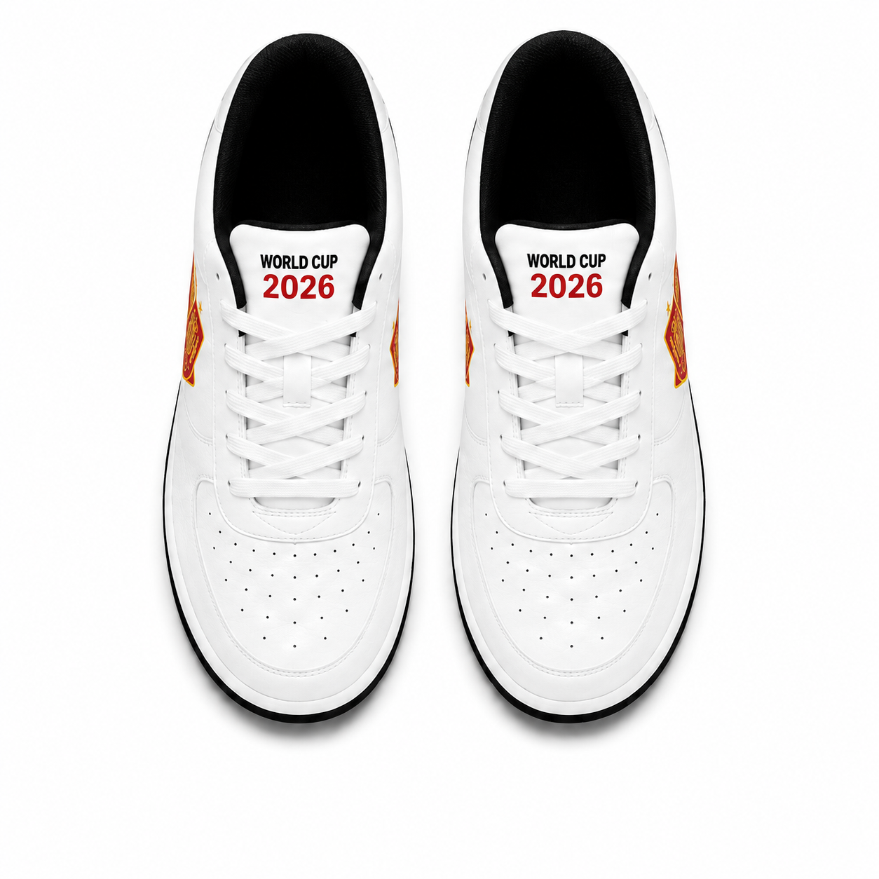 World Cup 2026 Spain Football Fan Printed Shoes