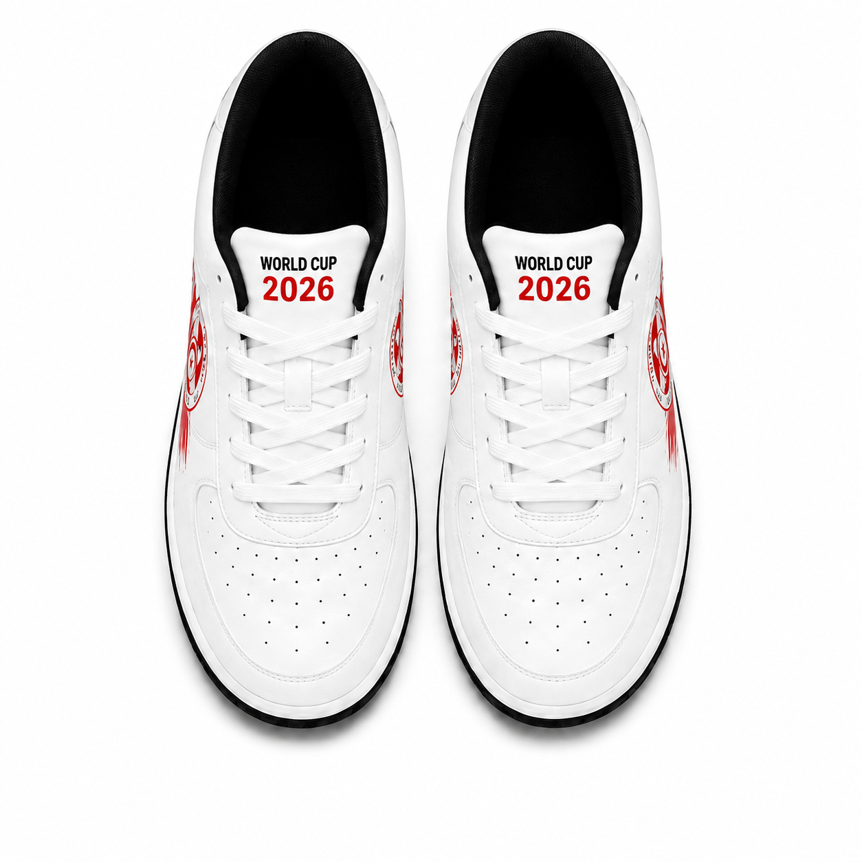 World Cup 2026 Tunisia Football Fan Printed Shoes