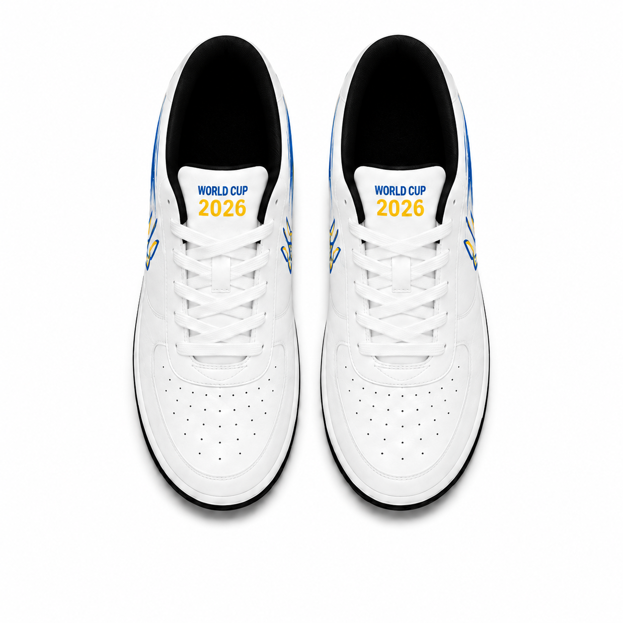 World Cup 2026 Ukraine Football Fan Printed Shoes