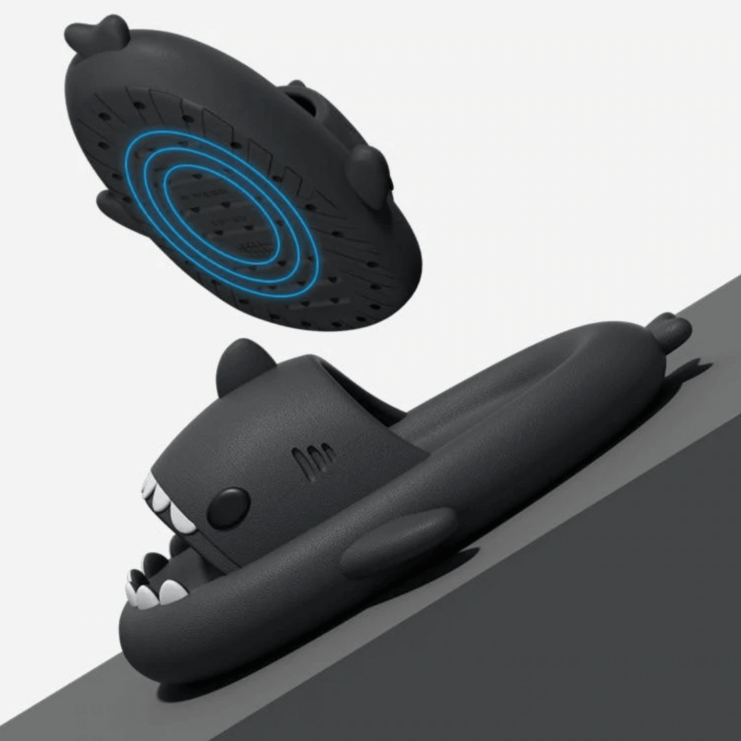 Shark Cloud Slides - Comfy Platform Shoes