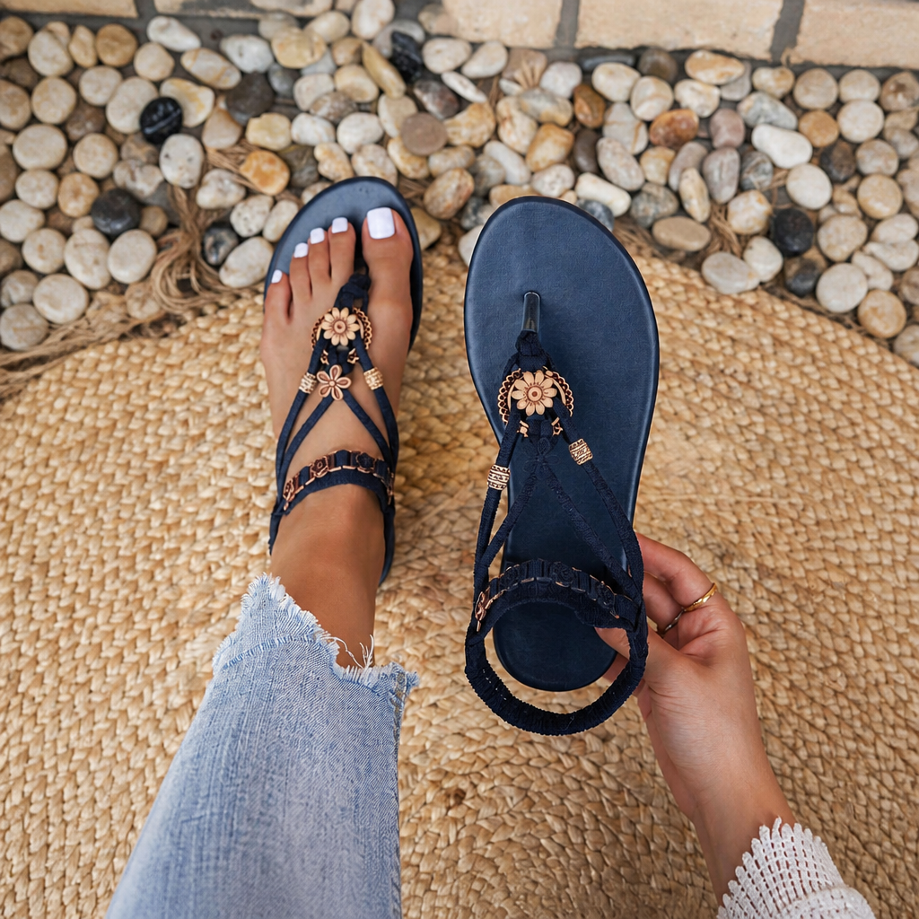 Versatile Bohemian Style Flat Sandals For Women