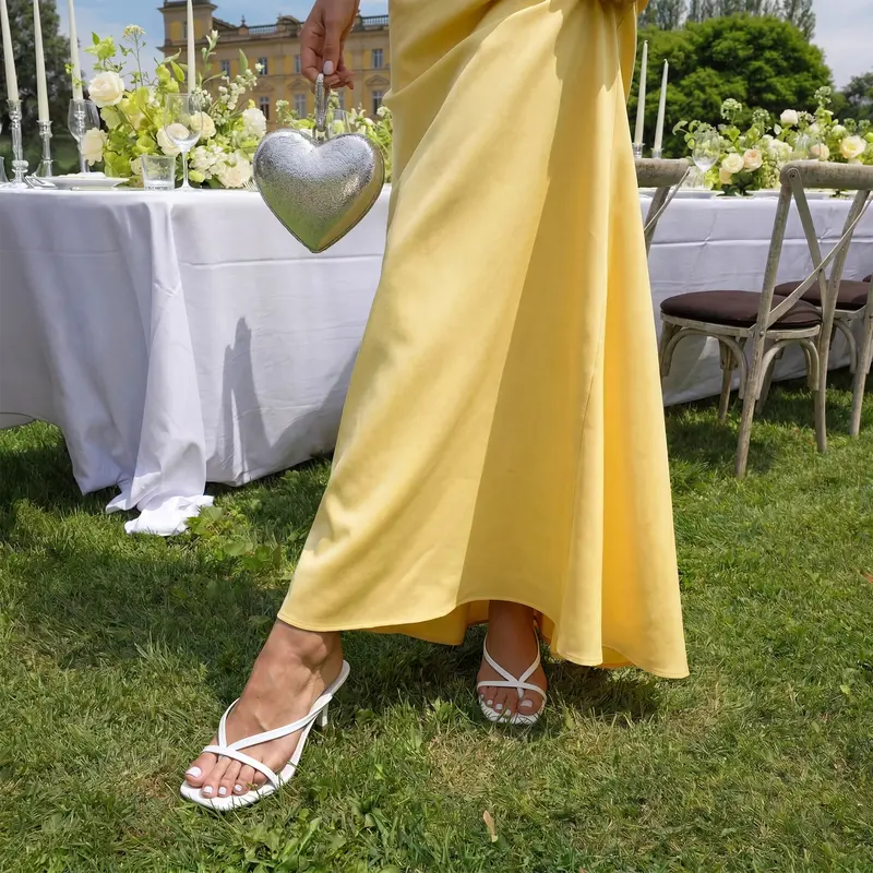 Square Front Slip On Sandals with Cushioned Design for Casual Wear for Women