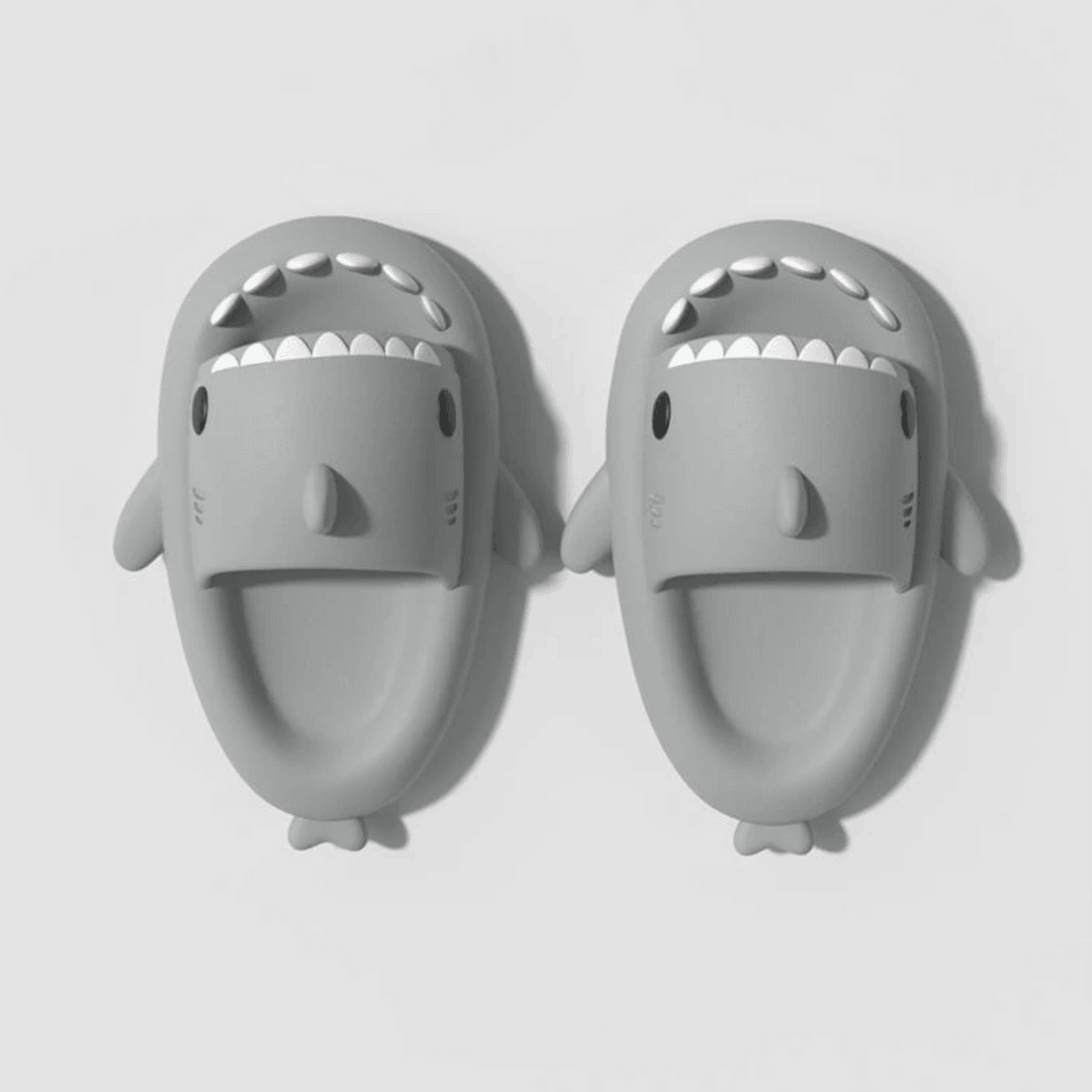 Shark Cloud Slides - Comfy Platform Shoes