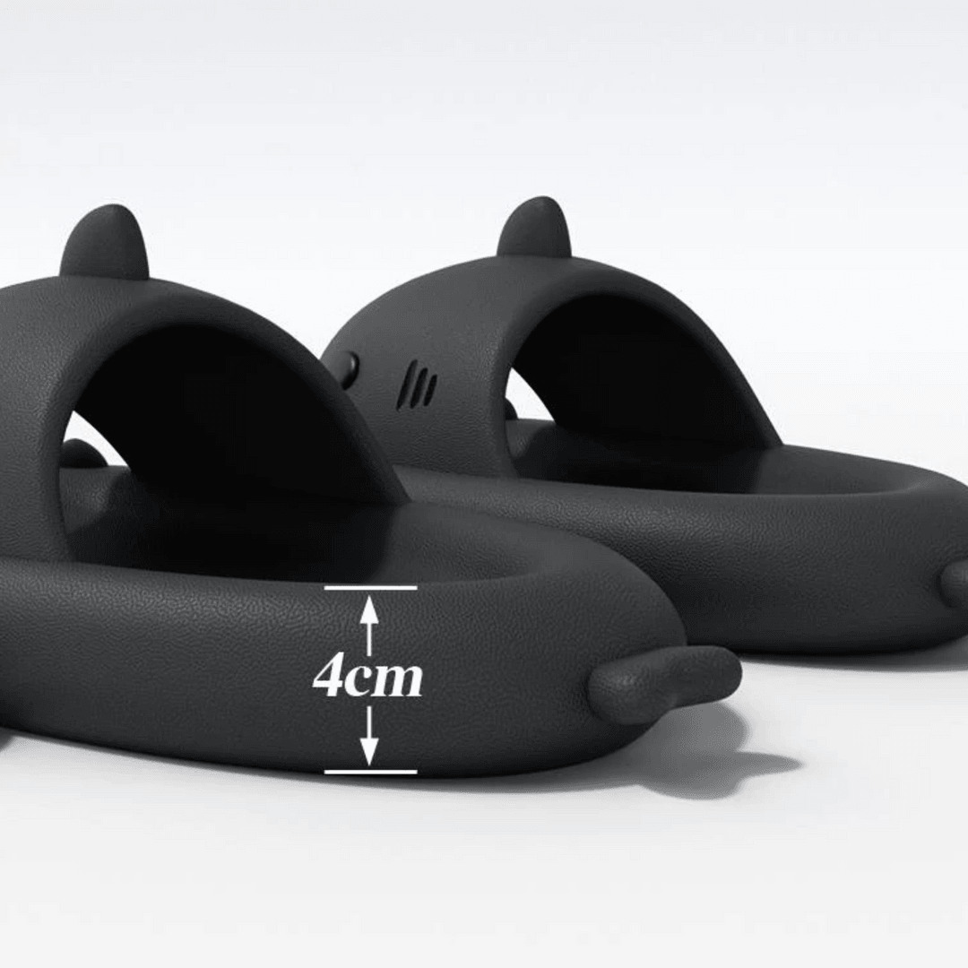 Shark Cloud Slides - Comfy Platform Shoes