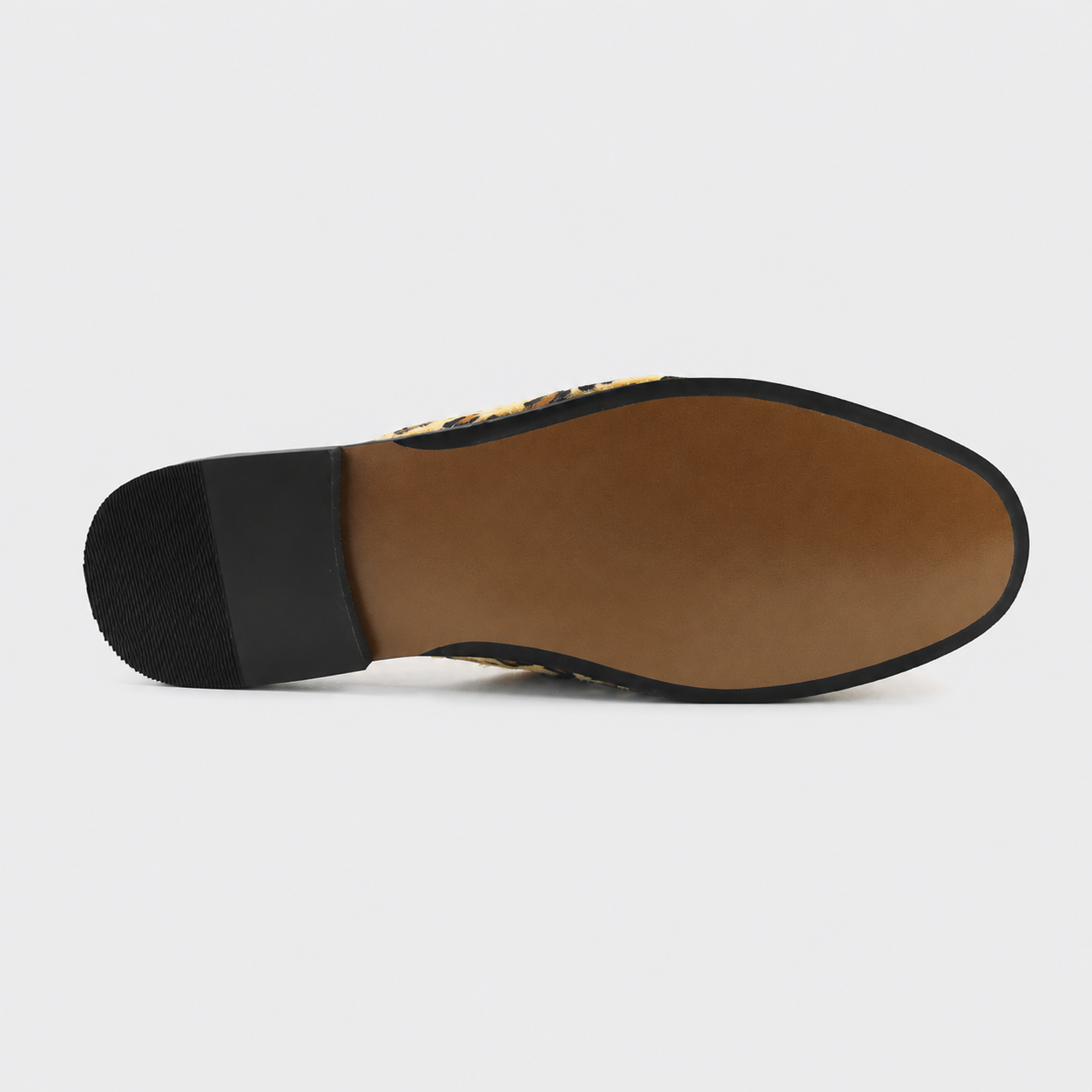 Casual Slip On Leopard Print With Buckle Loafers For Men