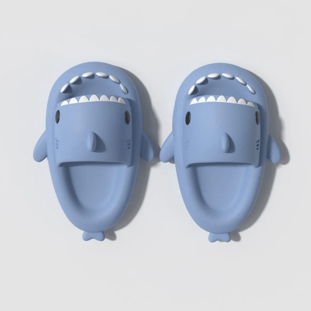 Shark Cloud Slides - Comfy Platform Shoes