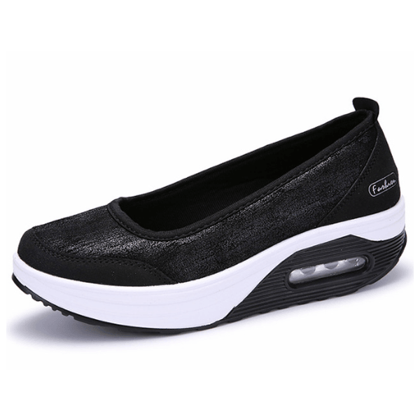 Comfy Slip-On Flat Platform Shoes - Comfy Platform Shoes