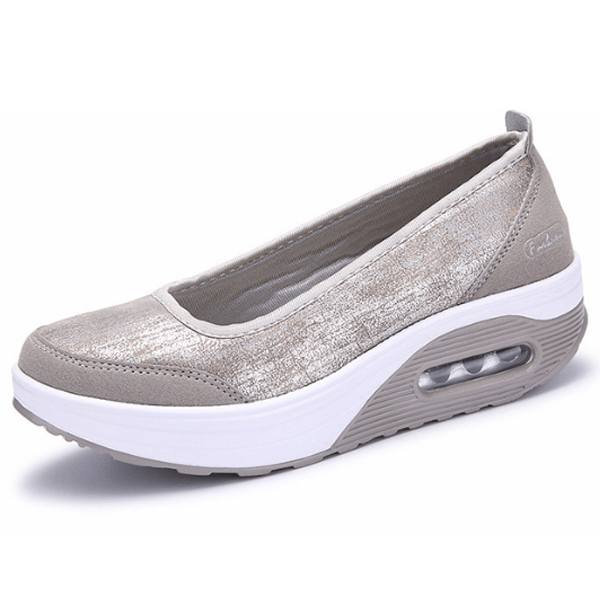 Comfy Slip-On Flat Platform Shoes - Comfy Platform Shoes