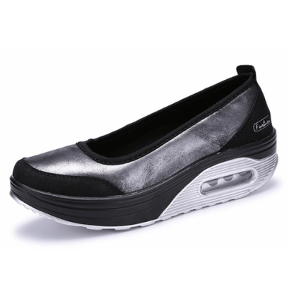 Comfy Slip-On Flat Platform Shoes - Comfy Platform Shoes