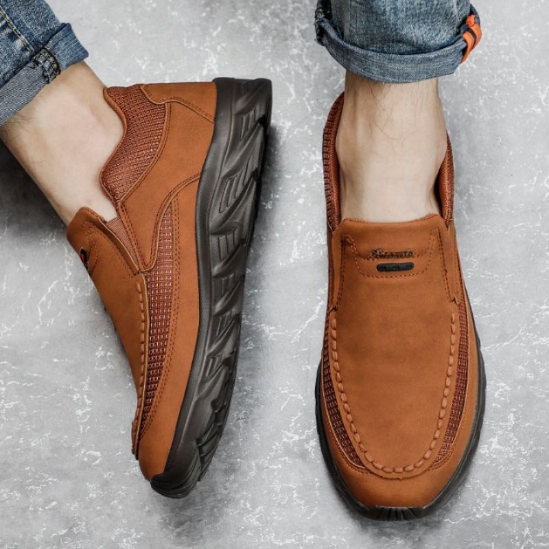 Men Casual And Comfortable Loafer Shoe - Comfy Platform Shoes