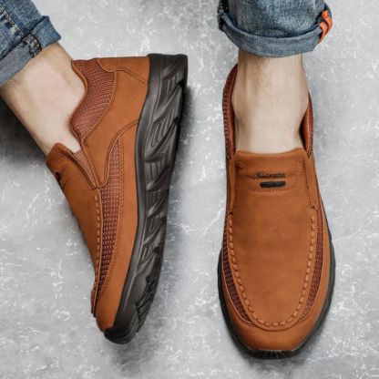 Men Casual And Comfortable Loafer Shoe - Comfy Platform Shoes