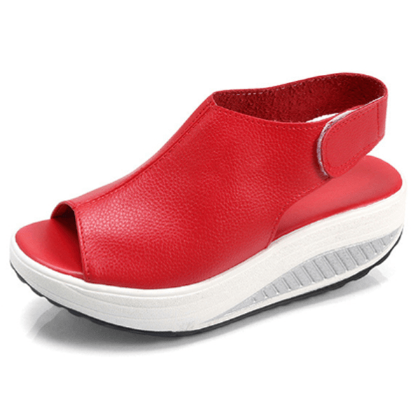 Comfy Slip-On Sandal Platform Shoes - Comfy Platform Shoes