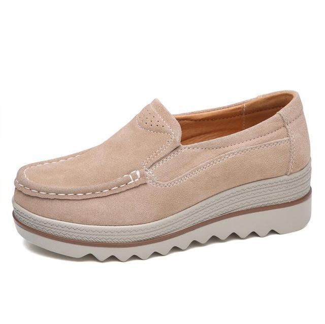Comfy Slip-On Platform Shoes - Comfy Platform Shoes