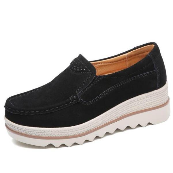 Comfy Slip-On Platform Shoes - Comfy Platform Shoes